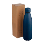 Borraccia antigoccia in acciaio inox riciclato con finitura opaca 700ml color blu quarta vista