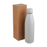 Borraccia antigoccia in acciaio inox riciclato con finitura opaca 700ml color grigio quarta vista