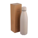 Borraccia antigoccia in acciaio inox riciclato con finitura opaca 700ml color beige quarta vista
