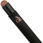 Penna a sfera in alluminio riciclato con rivestimento in gomma e inchiostro blu color rosa salmone terza vista