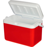 Frigorifero portatile in plastica resistente con isolamento e maniglia robusta 4 L color rosso seconda vista