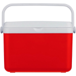 Frigorifero portatile in plastica resistente con isolamento e maniglia robusta 4 L color rosso quarta vista