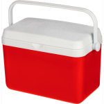 Frigorifero portatile in plastica resistente con isolamento e maniglia robusta 4 L color rosso quinta vista