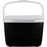 Frigorifero portatile in plastica resistente a doppia parete con maniglia 13L color nero seconda vista