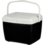 Frigorifero portatile in plastica resistente a doppia parete con maniglia 13L color nero quinta vista