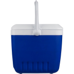 Frigorifero portatile in plastica resistente a doppia parete con maniglia 13L color blu seconda vista