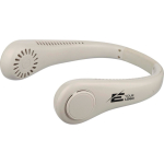 Ventilatore da collo a mani libere con 3 velocità 800mAh color bianco prima vista