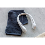 Ventilatore da collo a mani libere con 3 velocità 800mAh color bianco nona vista