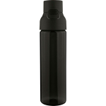 Borraccia in tritan resistente con chiusura a scatto e maniglia superiore 750ml color nero prima vista