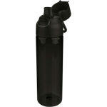 Borraccia in tritan resistente con chiusura a scatto e maniglia superiore 750ml color nero seconda vista