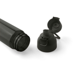 Borraccia in tritan resistente con chiusura a scatto e maniglia superiore 750ml color nero terza vista