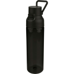 Borraccia in tritan resistente con chiusura a scatto e maniglia superiore 750ml color nero sesta vista