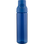 Borraccia in tritan resistente con chiusura a scatto e maniglia superiore 750ml color blu prima vista