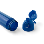 Borraccia in tritan resistente con chiusura a scatto e maniglia superiore 750ml color blu quarta vista