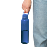 Borraccia in tritan resistente con chiusura a scatto e maniglia superiore 750ml color blu sesta vista