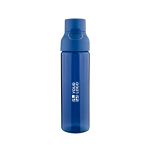 Borraccia in tritan resistente con chiusura a scatto e maniglia superiore 750ml color blu vista area di stampa
