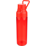 Borraccia in tritan resistente con chiusura a scatto e maniglia superiore 750ml color rosso terza vista