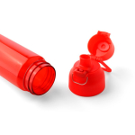 Borraccia in tritan resistente con chiusura a scatto e maniglia superiore 750ml color rosso quarta vista