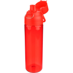 Borraccia in tritan resistente con chiusura a scatto e maniglia superiore 750ml color rosso settima vista