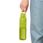 Borraccia in tritan resistente con chiusura a scatto e maniglia superiore 750ml color verde terza vista