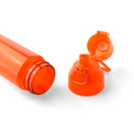 Borraccia in tritan resistente con chiusura a scatto e maniglia superiore 750ml color arancione sesta vista
