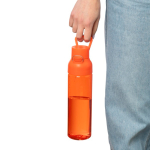 Borraccia in tritan resistente con chiusura a scatto e maniglia superiore 750ml color arancione settima vista