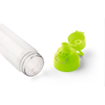Bottiglia in tritan trasparente con tappo colorato e chiusura a scatto 750ml color lime quarta vista