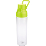Bottiglia in tritan trasparente con tappo colorato e chiusura a scatto 750ml color lime sesta vista