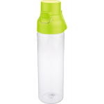 Bottiglia in tritan trasparente con tappo colorato e chiusura a scatto 750ml color lime settima vista
