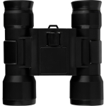 Binocolo in plastica resistente con lenti acriliche e ingrandimento 4x color nero prima vista