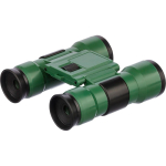 Binocolo in plastica resistente con lenti acriliche e ingrandimento 4x color verde sesta vista