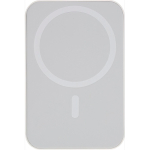 Power bank riciclata con ricarica USB-C e wireless da 15 W 10.000 mAh color bianco terza vista