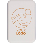 Power bank riciclata con ricarica USB-C e wireless da 15 W 10.000 mAh color bianco quinta vista