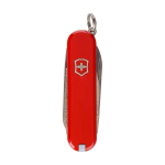 Coltellino Victorinox in acciaio inox formato portachiavi con 6 funzioni color rosso sesta vista