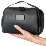 Necessaire da viaggio in RPET con organizer interno BrandCharger 2,2L color nero quarta vista