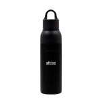 Borraccia antigoccia con filtro in acciaio inox riciclato BrandCharger 520ml color nero vista area di stampa