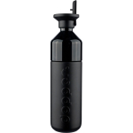 Borraccia termica in acciaio inox con cannuccia Dopper Insulated Black 580 ml color nero prima vista