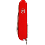 Coltellino multiuso in acciaio inox prodotto nell’UE Victorinox 14 funzioni color rosso prima vista
