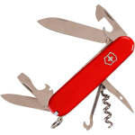 Coltellino multiuso in acciaio inox prodotto nell’UE Victorinox 14 funzioni color rosso terza vista