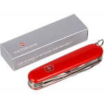 Coltellino multiuso in acciaio inox prodotto nell’UE Victorinox 14 funzioni color rosso quinta vista
