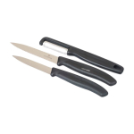 Set da cucina in acciaio inox con 2 coltelli e pelapatate Victorinox color nero settima vista