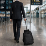 Zaino trolley 2 in 1 in poliestere con scomparto per laptop 20L