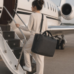 Borsa da viaggio in pelle sintetica con compressione sottovuoto 20L
