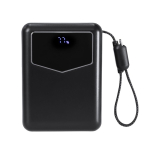 Power bank con cavi integrati e display indicatore 20000mAh