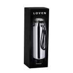 Borraccia termica in acciaio inox riciclato con cinghia intrecciata 480ml