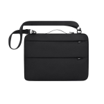 Custodia imbottita in poliestere per laptop con tasca antifurto 15'' color nero prima vista