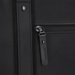 Borsa da viaggio roll-top in pelle sintetica con fascia per trolley e tracolla