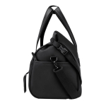 Borsa da viaggio roll-top in pelle sintetica con fascia per trolley e tracolla