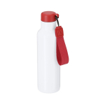Borraccia in acciaio inox riciclato ideale per la sublimazione 750ml color rosso prima vista
