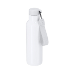 Borraccia in acciaio inox riciclato ideale per la sublimazione 750ml color bianco prima vista